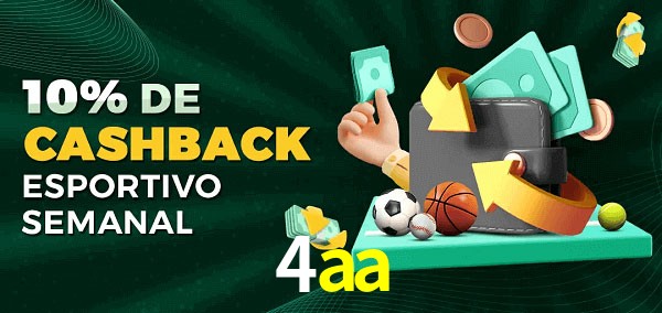 10% de bônus de cashback na 4aa