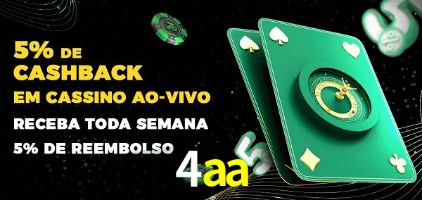 Promoções do cassino ao Vivo 4aa
